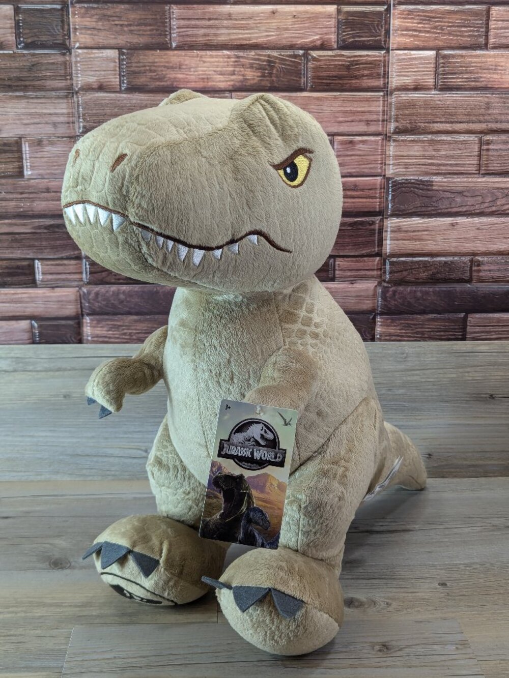 T-Rex Plush 17.5" Jurassic World Jumbo Stuffed Dinosaur 2024 Universal w/ Tag